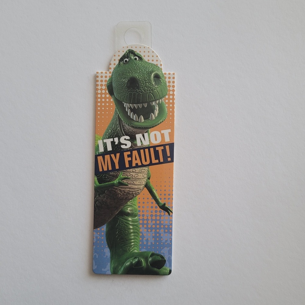2010 Toy Story 3 T Rex Bookmark Magnetic Magnet UK That Company Called If, #6805 - Picture 3 of 16